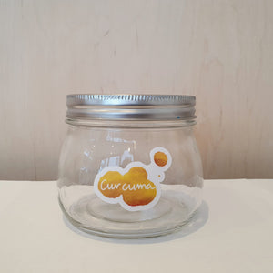Open image in slideshow, A nice glass jar for your Curcuma
